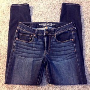 Dark Wash AE Skinny Jeans